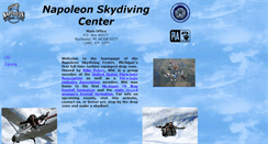 Desktop Screenshot of napoleonskydivingcenter.com